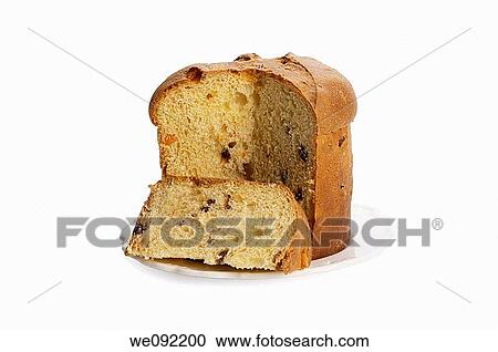 Panettone, Italian Christmas cake, on plate View Large Photo Image Stock Image - Panettone, Italian Christmas cake, on plate. Fotosearch