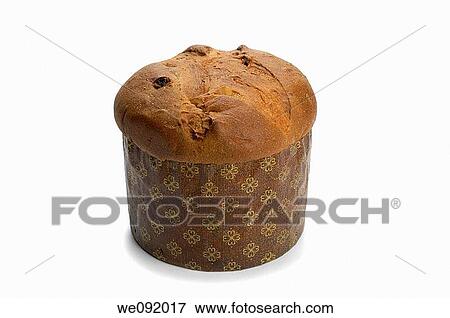 Stock Photo - Panettone, Italian Christmas cake. Fotosearch