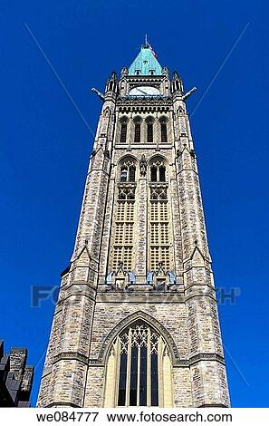 Peace Tower at the Canadian parliament, Parliament Hill, Ottawa, Ontario, Canada View Large Photo Image Stock Photo - Peace Tower at the Canadian parliament, Parliament Hill, Ottawa, Ontario, Canada. Fotosearch