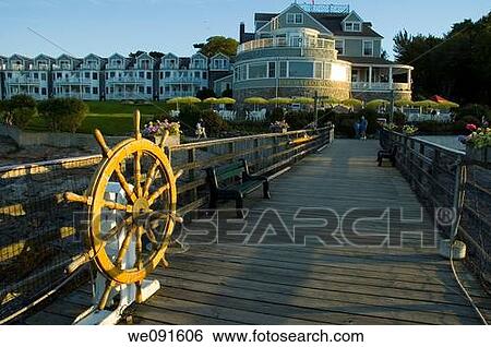 Pier at Bar Harbor, Maine View Large Photo Image Stock Photograph - Pier at Bar Harbor, Maine. Fotosearch