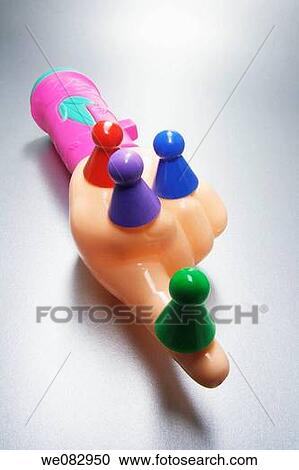 Plastic Hand with Game Pegs View Large Photo Image Stock Image - Plastic Hand with Game Pegs. Fotosearch