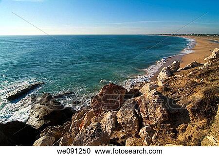 Stock Image - Playa de los Ca±os de Meca. Cadiz. Andalucia. Spain.. Fotosearch