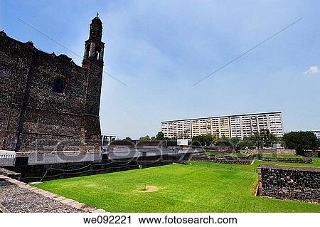 Plaza de las Tres Culturas Tlatelolco Ciudad de Mexico View Large Photo Image Stock Image - Plaza de las Tres Culturas Tlatelolco Ciudad de Mexico. Fotosearch