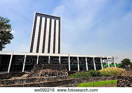 Plaza de las Tres Culturas Tlatelolco Ciudad de Mexico View Large Photo Image Stock Photograph - Plaza de las Tres Culturas Tlatelolco Ciudad de Mexico. Fotosearch