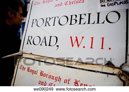 Portobello Road in Notting Hill, London View Large Photo Image Stock Photo - Portobello Road in Notting Hill, London. Fotosearch