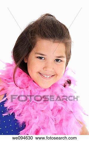 Portrait of a cute eight year old girl View Large Photo Image Stock Image - Portrait of a cute eight year old girl. Fotosearch