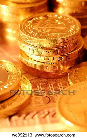 Pound coins View Large Photo Image Stock Image - Pound coins. Fotosearch