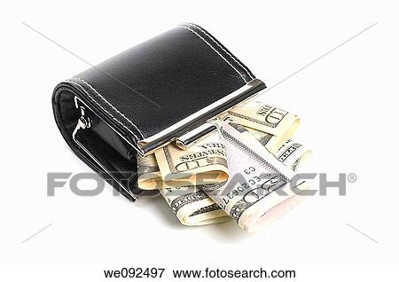 Purse full of dollar bills View Large Photo Image Stock Photo - Purse full of dollar bills. Fotosearch