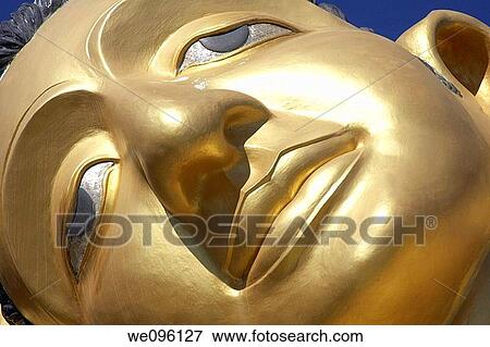 Reclining Buddha Wat, Phuket, Thailand View Large Photo Image Stock Photo - Reclining Buddha Wat, Phuket, Thailand. Fotosearch