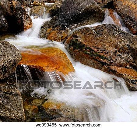 Red rock in waterfall rapids on Bridalveil Creek below the Fall in Yosemite Valley View Large Photo Image Stock Photography - Red rock in waterfall rapids on Bridalveil Creek below the Fall in Yosemite Valley. Fotosearch