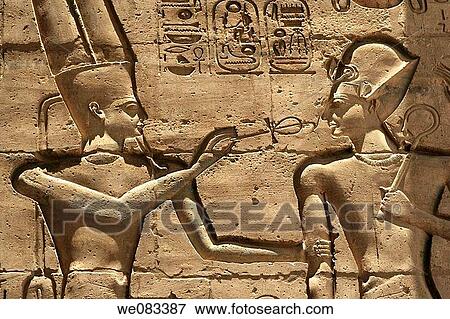 Relief of king Ramses II, Ramesseum Temple, Luxor, Egypt View Large Photo Image Stock Photo - Relief of king Ramses II, Ramesseum Temple, Luxor, Egypt. Fotosearch