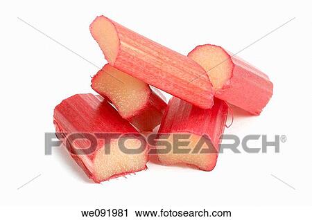 Stock Image - Rhubarb. Fotosearch