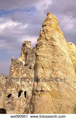 Rock-cut cave dwellings in the Goreme valley, Cappadocia region, Turkey View Large Photo Image Stock Image - Rock-cut cave dwellings in the Goreme valley, Cappadocia region, Turkey. Fotosearch