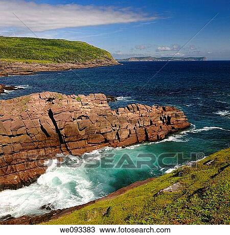 Rocky coast and surf at Cape Spear National Historic Site Newfoundland Canada View Large Photo Image Stock Image - Rocky coast and surf at Cape Spear National Historic Site Newfoundland Canada. Fotosearch