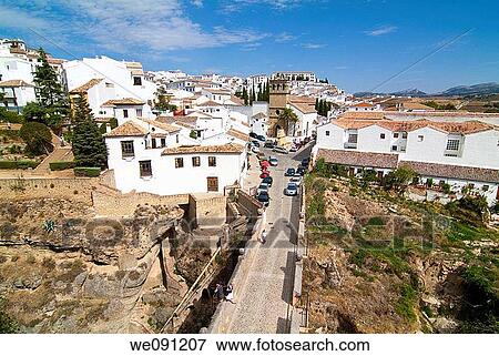 Rounda. Malaga. Andalucia. View Large Photo Image Stock Photo - Rounda. Malaga. Andalucia.. Fotosearch