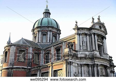 Saint Aubain Cathedral, Namur Town, Wallonia, Belgium, Europe View Large Photo Image Picture - Saint Aubain Cathedral, Namur Town, Wallonia, Belgium, Europe. Fotosearch