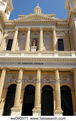 Saint Ignatius Church View Large Photo Image Stock Image - Saint Ignatius Church. Fotosearch