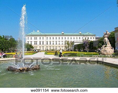 SALZBURG MIRABELL GARDEN View Large Photo Image Picture - SALZBURG MIRABELL GARDEN. Fotosearch
