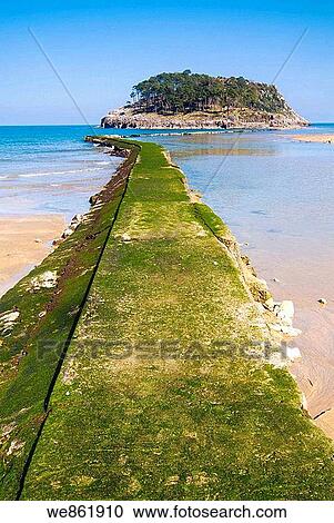 San Nicolas island, Lekeitio, Biscay, Basque Country, Spain View Large Photo Image Stock Image - San Nicolas island, Lekeitio, Biscay, Basque Country, Spain. Fotosearch