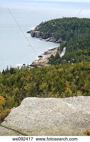 Scenic View, Gorham Mountain Trail, Acadia Nat Park, ME View Large Photo Image Stock Photo - Scenic View, Gorham Mountain Trail, Acadia Nat Park, ME. Fotosearch