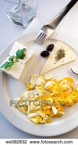 Scrambled egg with cheese View Large Photo Image Stock Image - Scrambled egg with cheese. Fotosearch