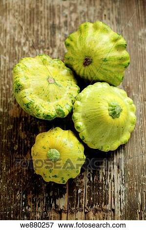 Several patty pan squashes View Large Photo Image Stock Photo - Several patty pan squashes. Fotosearch