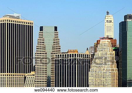 Skyline of Lower Manhattan with the Financial District, Manhattan, New York, USA View Large Photo Image Stock Image - Skyline of Lower Manhattan with the Financial District, Manhattan, New York, USA. Fotosearch