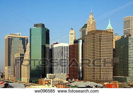 Skyline of Lower Manhattan with the Financial District, Manhattan, New York, USA View Large Photo Image Stock Photography - Skyline of Lower Manhattan with the Financial District, Manhattan, New York, USA. Fotosearch
