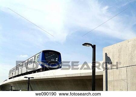 Skytrain in Vancouver, BC, Canada View Large Photo Image Stock Image - Skytrain in Vancouver, BC, Canada. Fotosearch