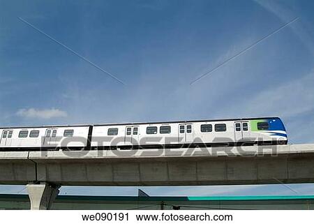 Skytrain in Vancouver, BC, Canada View Large Photo Image Stock Image - Skytrain in Vancouver, BC, Canada. Fotosearch