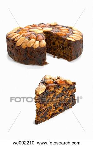 Slice of Dundee Cake View Large Photo Image Stock Image - Slice of Dundee Cake. Fotosearch