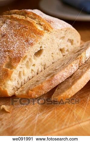 Stock Image - Sour Dough Loaf of Bread. Fotosearch