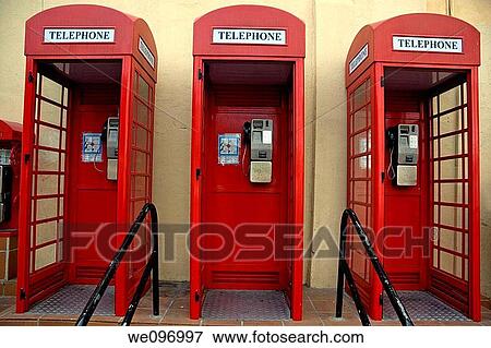 Spain andalusia city of gibraltar three phone cabin in the street View Large Photo Image Stock Photo - Spain andalusia city of gibraltar three phone cabin in the street. Fotosearch