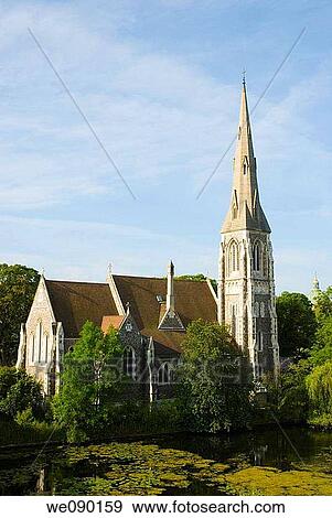 St Alban church in Kastellet in Copenhagen Denmark Europe View Large Photo Image Stock Photo - St Alban church in Kastellet in Copenhagen Denmark Europe. Fotosearch