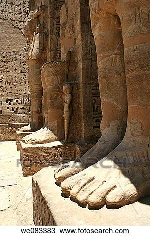 statues in Medinet Habu temple, Luxor, Egypt View Large Photo Image Stock Image - statues in Medinet Habu temple, Luxor, Egypt. Fotosearch
