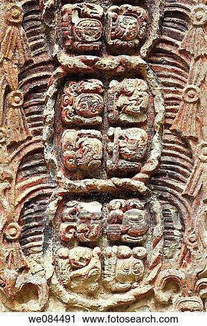 Stela in the Great Plaza, Mayan ruins of Copan, Honduras View Large Photo Image Stock Image - Stela in the Great Plaza, Mayan ruins of Copan, Honduras. Fotosearch