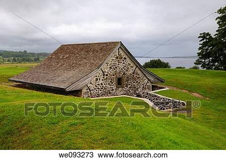 Sunken Powder Magazine bunker at Fort Anne National Historic Site Nova Scotia View Large Photo Image Stock Image - Sunken Powder Magazine bunker at Fort Anne National Historic Site Nova Scotia. Fotosearch