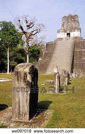Sunrise over Mayan ruins of Temple I, Temple of the Grand Jaguar, in the Great Plaza of UNESCO World Heritage site of Tikal- Tikal National Park, Guatemala View Large Photo Image Stock Photo - Sunrise over Mayan ruins of Temple I, Temple of the Grand Jaguar, in the Great Plaza of UNESCO World Heritage site of Tikal- Tikal National Park, Guatemala. Fotosearch