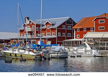 Stock Image - SWEDEN? STERG? TLAND MOTALA MOTALA HARBOUR. Fotosearch