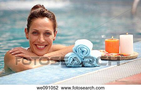 Swimming pool, spa, Lierganes, Cantabria, Spain View Large Photo Image Stock Image - Swimming pool, spa, Lierganes, Cantabria, Spain. Fotosearch