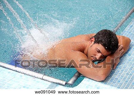 Swimming pool, spa, Lierganes, Cantabria, Spain View Large Photo Image Stock Photo - Swimming pool, spa, Lierganes, Cantabria, Spain. Fotosearch