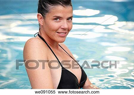 Swimming pool, spa, Lierganes, Cantabria, Spain View Large Photo Image Stock Photography - Swimming pool, spa, Lierganes, Cantabria, Spain. Fotosearch