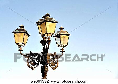 Taormina, Sicily, Street Light View Large Photo Image Stock Image - Taormina, Sicily, Street Light. Fotosearch
