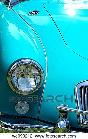 teal hot rod roadster View Large Photo Image Stock Image - teal hot rod roadster. Fotosearch