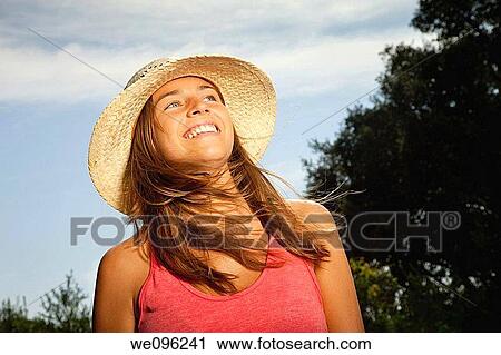Stock Image - Teen enjoy the life. Fotosearch