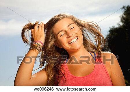 Teen enjoy the life View Large Photo Image Stock Photograph - Teen enjoy the life. Fotosearch