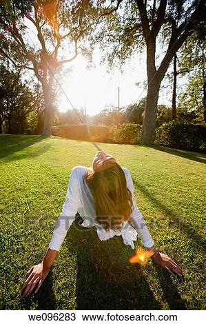 Teen in a garden View Large Photo Image Stock Image - Teen in a garden. Fotosearch