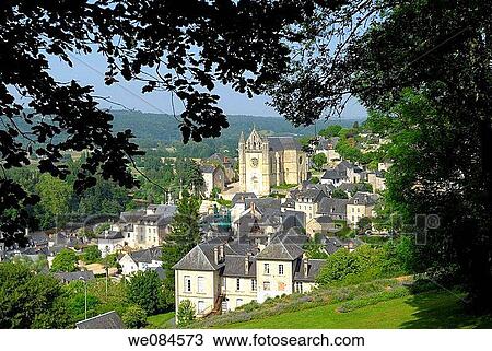 Terrasson. Dordogne, Aquitaine, France View Large Photo Image Stock Image - Terrasson. Dordogne, Aquitaine, France. Fotosearch