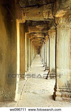 The ancient ruins of Angkor Wat in Cambodia View Large Photo Image Stock Image - The ancient ruins of Angkor Wat in Cambodia. Fotosearch