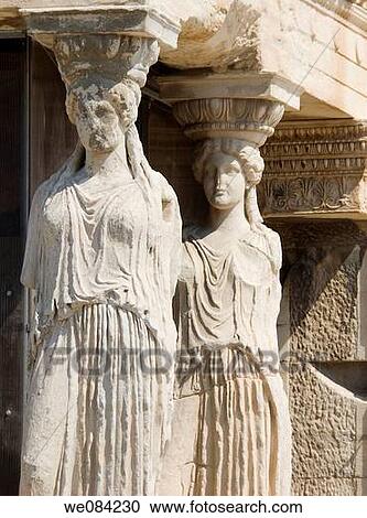 The Caryatids, the Efesteion, Acropolis, Athens, Greece View Large Photo Image Stock Image - The Caryatids, the Efesteion, Acropolis, Athens, Greece. Fotosearch
